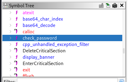Symbol Tree Functions